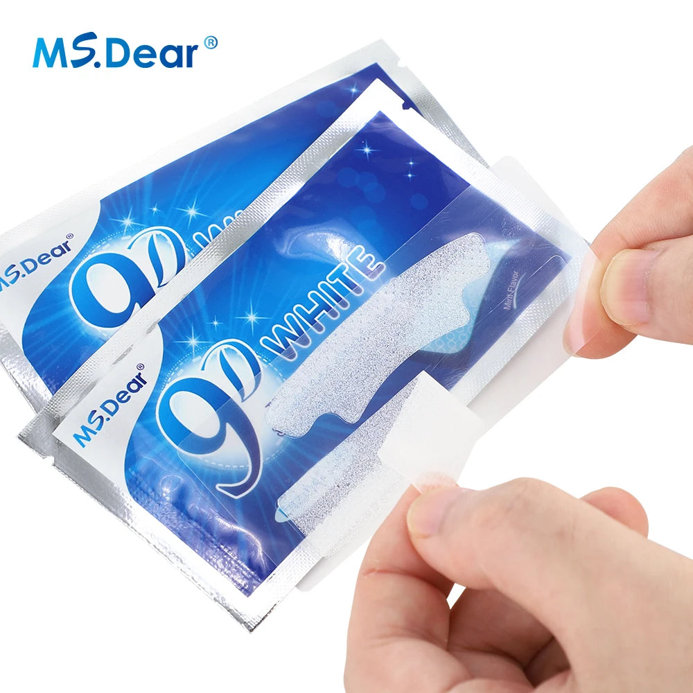 BANDAS BLANQUEADORAS DENTALES 9D WHITE™